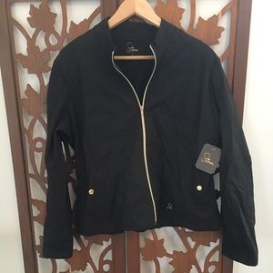 Moto style coat